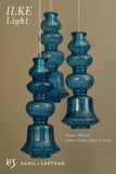 ILKE FLUTED PENDANT LAMPS - Set of 3