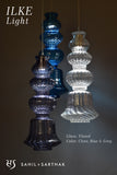 ILKE FLUTED PENDANT LAMPS - Set of 3