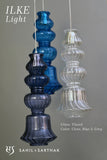 ILKE FLUTED PENDANT LAMPS - Set of 3
