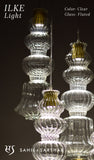 ILKE FLUTED PENDANT LAMPS - Set of 3