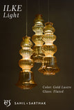 ILKE FLUTED PENDANT LAMPS - Set of 3