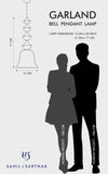GARLAND BELL PENDANT LAMP