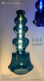 ILKE BLUE & GREY PENDANT LAMP GLASS
