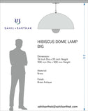 HIBISCUS DOME LAMP