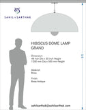 HIBISCUS DOME LAMP