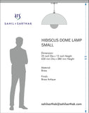HIBISCUS DOME LAMP