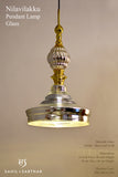 NILAVILAKKU PENDANT LAMP "Silver & Gold Glass"