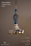 NILAVILAKKU PENDANT LAMPS - Silver Grey & Blue