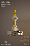 NILAVILAKKU PENDANT LAMP "Silver & Gold Glass"