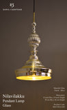 NILAVILAKKU PENDANT LAMP "Silver Glass"